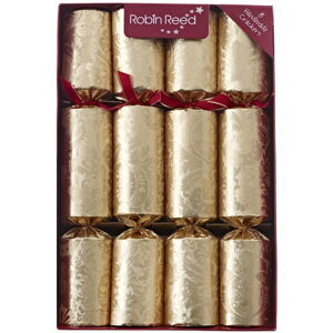 Vánoční crackery v sadě 8 ks Decadence Gold - Robin Reed