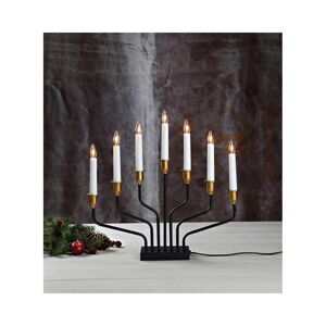 Černá světelná dekorace s vánočním motivem Brosa – Markslöjd
