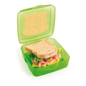 Zelený svačinový box na sendvič Snips Sandwich, 500 ml
