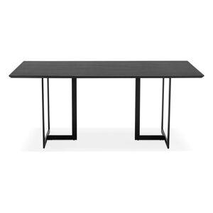 Černý jídelní stůl Kokoon Dorr, 180 x 90 cm