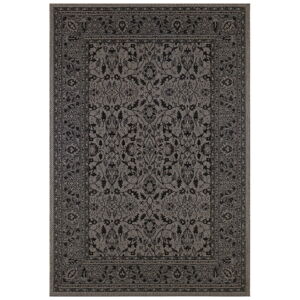 Černo-fialový venkovní koberec Bougari Konya, 140 x 200 cm