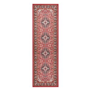 Červený koberec Nouristan Skazar Isfahan, 80 x 250 cm