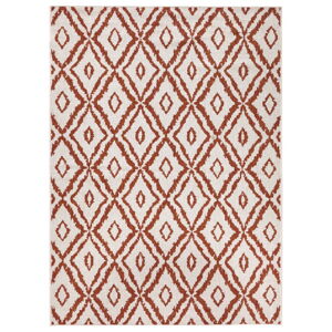 Červeno-bílý venkovní koberec Bougari Rio, 120 x 170 cm