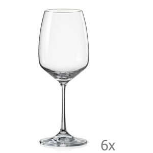 Sada 6 sklenic na víno Crystalex Giselle, 455 ml