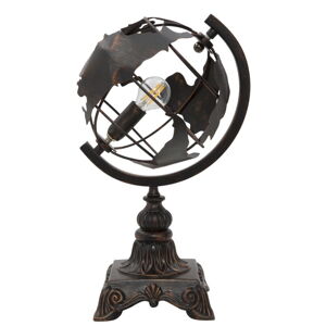 Černá stolní industriální lampa Mauro Ferretti World