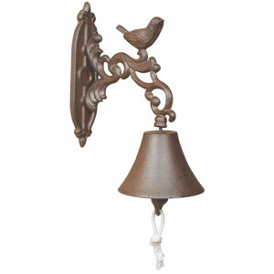 Litinový nástěnný zvon v dárkovém balení Esschert Design Birdy