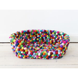 Kuličkový vlněný pelíšek pro domácí zvířata Wooldot Ball Pet Basket Multi, 40 x 30 cm