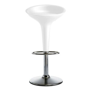 Bílá barová židle Magis Bombo, výška 50/74 cm