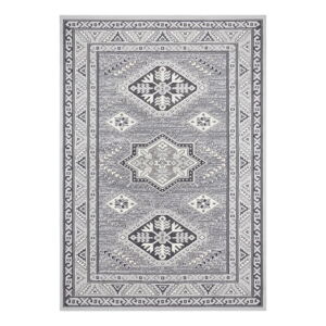 Světle šedý koberec Nouristan Saricha Belutsch, 200 x 290 cm