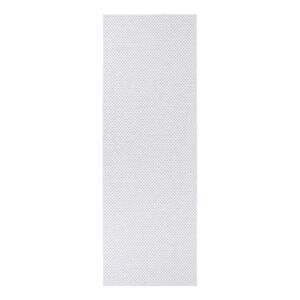 Světle šedý běhoun vhodný do exteriéru Narma Diby, 70 x 350 cm