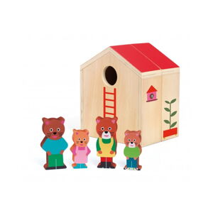 Dřevěný domeček pro kočíčí rodinku Djeco