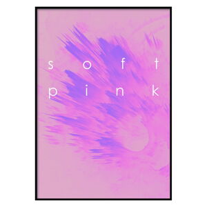 Plakát DecoKing Explosion SoftPink, 100 x 70 cm