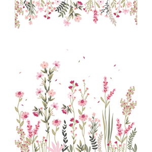 Dětská tapeta 200 cm x 248 cm A Field Of Flowers – Lilipinso