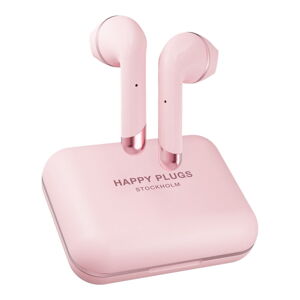 Růžová bezdrátová sluchátka Happy Plugs Air 1 Plus