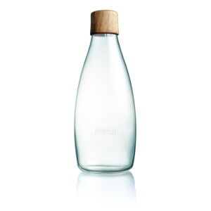 Skleněná lahev s dřevěným víčkem ReTap s doživotní zárukou, 500 ml