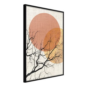 Plakát v rámu Artgeist Gloomy Tree, 20 x 30 cm