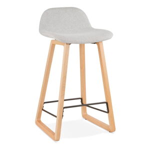 Světle šedá barová stolička Kokoon Trapu Mini, výška sedu 72 cm