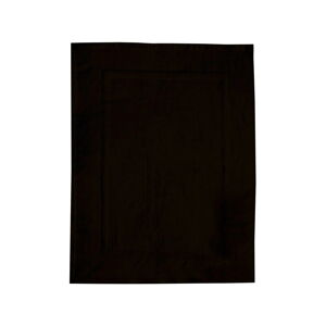 Černá bavlněná koupelnová předložka Wenko, 50 x 70 cm