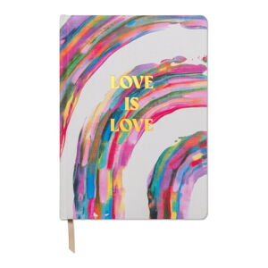 Zápisník 200 stránek formát A4 Love is Love – DesignWorks Ink