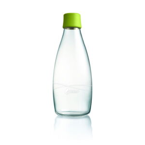 Zelená skleněná lahev ReTap s doživotní zárukou, 800 ml