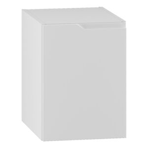 Bílá nízká závěsná koupelnová skříňka 40x46 cm Nicea – STOLKAR