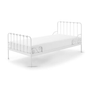 Bílá kovová dětská postel Vipack Alice, 90 x 200 cm