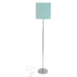 Světle tyrkysová stojací lampa Versa Aquamarina, výška 148 cm