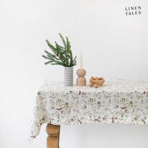 Lněný ubrus s vánočním motivem 140x200 cm – Linen Tales