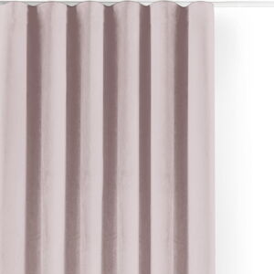 Světle růžový sametový dimout závěs 200x300 cm Velto – Filumi