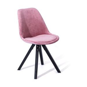Sada 2 růžových jídelních židlí loomi.design Dima