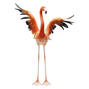 Dekorativní socha Kare Design Flamingo Road Fly, výška 66 cm