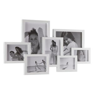 Bílý nástěnný fotorámeček Tomasucci Collage