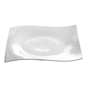 Bílý porcelánový talíř Maxwell & Williams Motion, 27,5 x 27,5 cm
