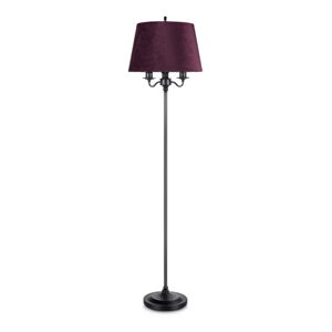 Černo-fialová stojací lampa Markslöjd Jamie, ø 40 cm