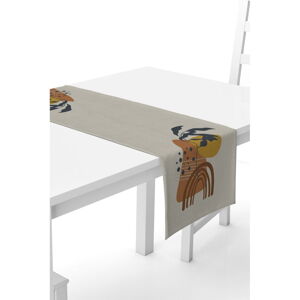 Béžový běhoun na stůl Kate Louise, 40 x 140 cm