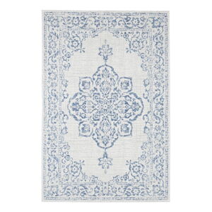 Modro-krémový venkovní koberec Bougari Tilos, 120 x 170 cm