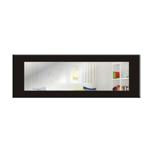 Nástěnné zrcadlo s černým rámem Oyo Concept Eve, 120 x 40 cm