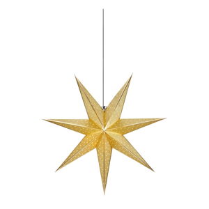 Vánoční závěsná dekorace ve zlaté barvě Markslöjd Glitter, délka 75 cm