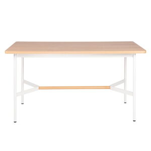 Bílý jídelní stůl sømcasa Asis, 100 x 80 cm