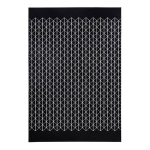 Černý koberec Zala Living Twist, 70 x 140 cm