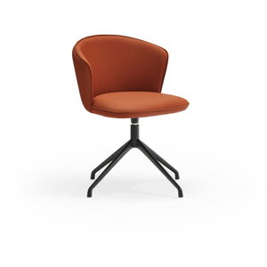 Oranžové otočné jídelní židle v sadě 2 ks Add – Teulat