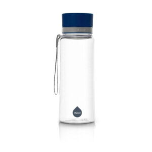 Plastová láhev s modrým víčkem Equa Plain, 600 ml