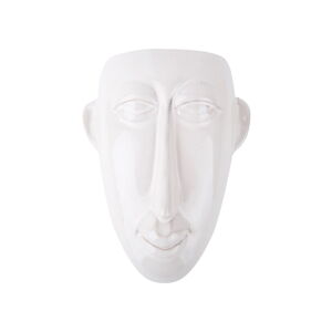 Šedý nástěnný květináč PT LIVING Mask, 17,5 x 22,4 cm