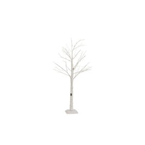 Bílá světelná vánoční dekorace J-Line Birch, výška 120 cm