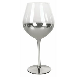 Sada 6 sklenic na víno ve stříbrné barvě Villa d'Este Avenue, 570 ml