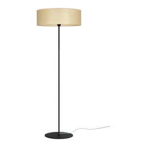 Béžová stojací lampa z přírodní dýhy Sotto Luce Tsuri XL Light, ⌀ 45 cm