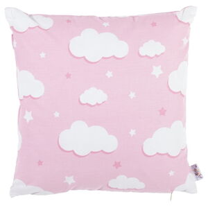 Růžový bavlněný povlak na polštář Mike & Co. NEW YORK Skies, 35 x 35 cm