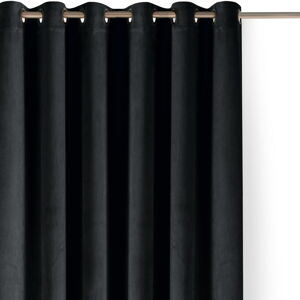Černý sametový dimout závěs 530x300 cm Velto – Filumi