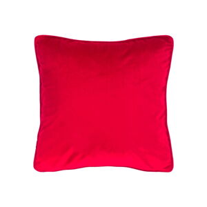 Červený polštář Tiseco Home Studio Velvety, 45 x 45 cm