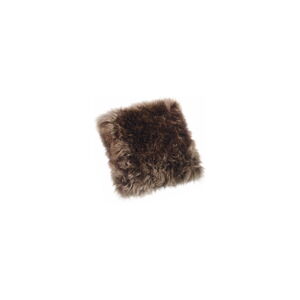 Hnědý polštář z ovčí kožešiny Royal Dream Sheepskin, 45 x 45 cm